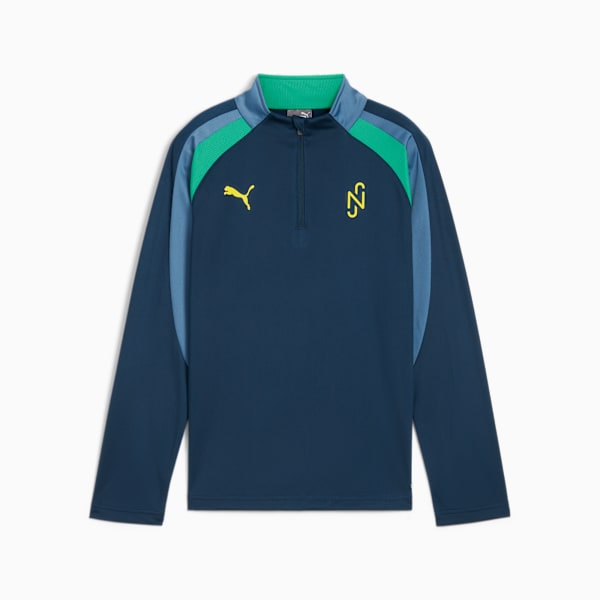 Neymar JR "BNA" Quarter-Zip 2.0 Youth, Marine Blue-Pelé Yellow, extralarge-GBR